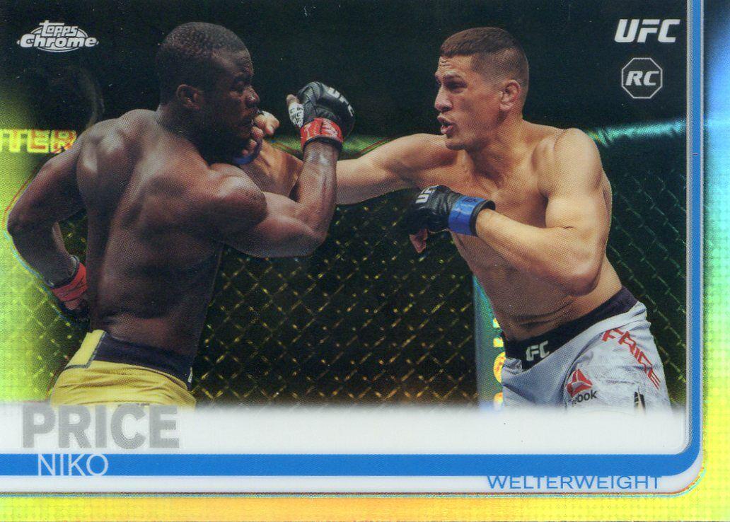Niko Price 2019 Topps Chrome UFC Base #32 Refractor