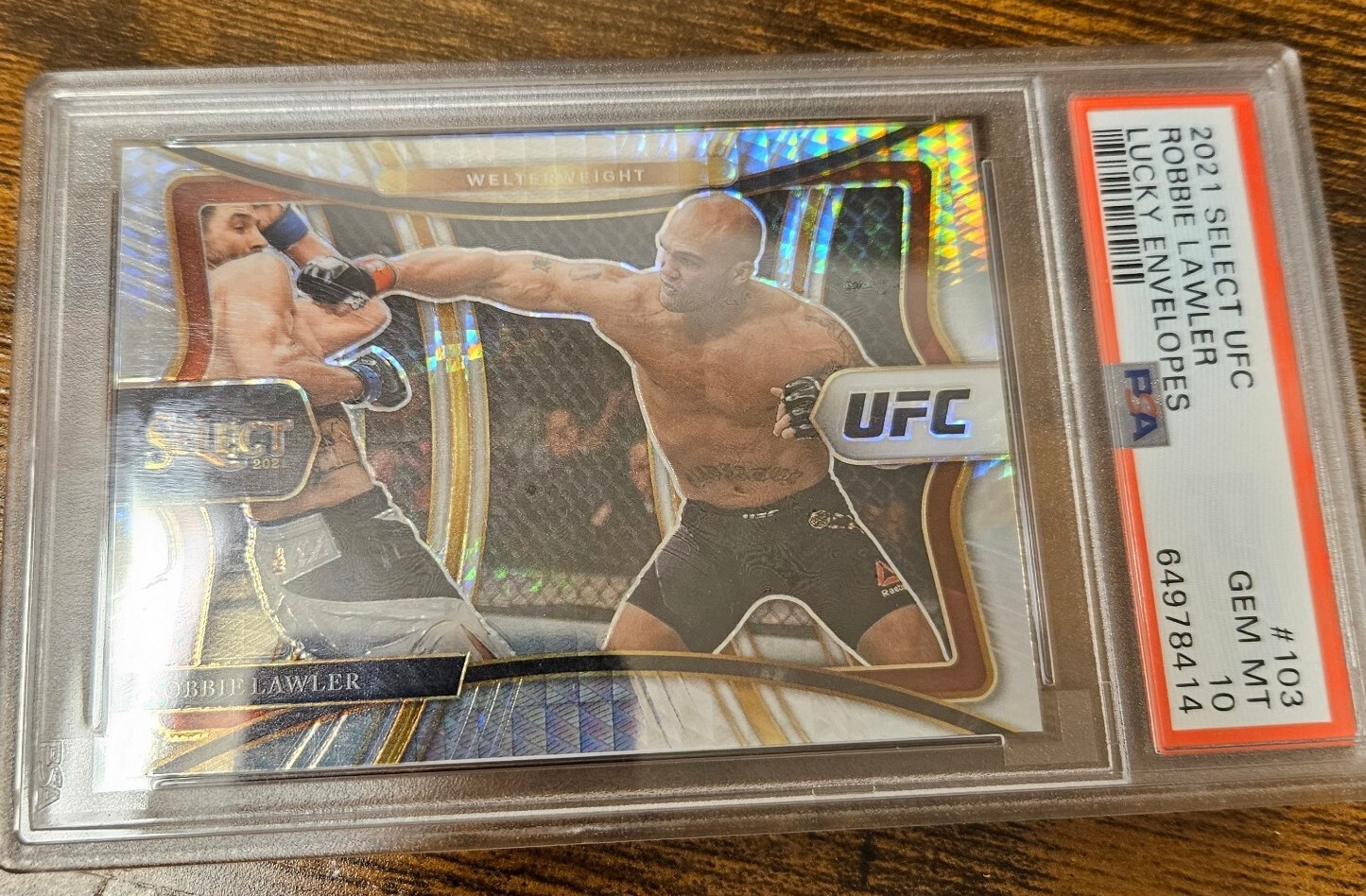 Robbie Lawler 2021 Panini Select UFC Concourse #1 Lucky Envelopes
