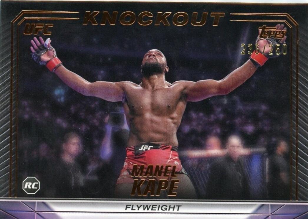 Manel Kape 2024 Topps Knockout UFC Base #32 Bronze