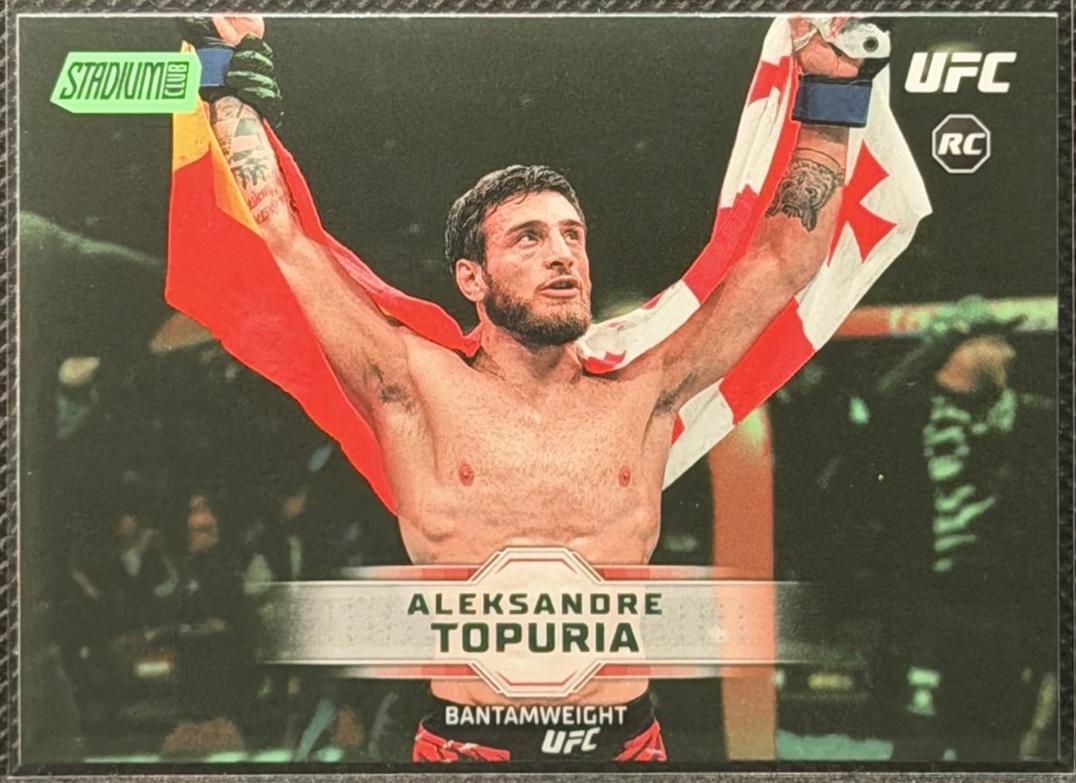 Aleksandre Topuria 2026 Topps Stadium Club UFC Base #167 Lime Green