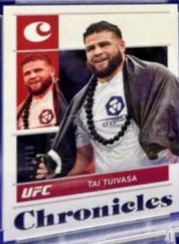 Tai Tuivasa 2022 Panini Chronicles UFC Base Chronicles #12 Gold