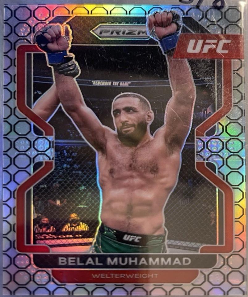 Belal Muhammad 2022 Panini Prizm UFC Base #119 Octagon