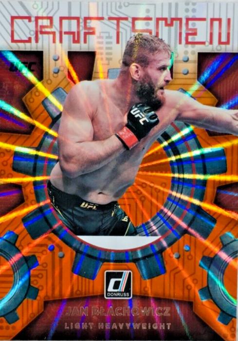 Jan Błachowicz 2022 Panini Donruss UFC Craftsmen #2 Orange