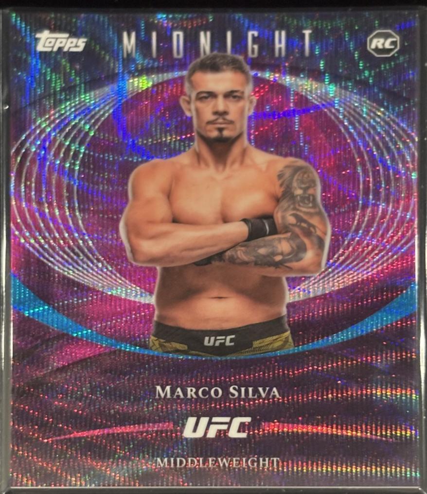Marco Silva 2026 Topps Midnight UFC Base #29 Midnight