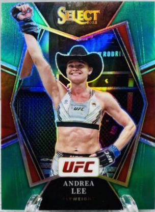 Andrea Lee 2022 Panini Select UFC Premier Level #166 Green