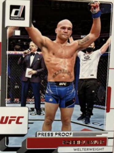 Robbie Lawler 2023 Panini Donruss UFC Base #177 Press Proof Silver