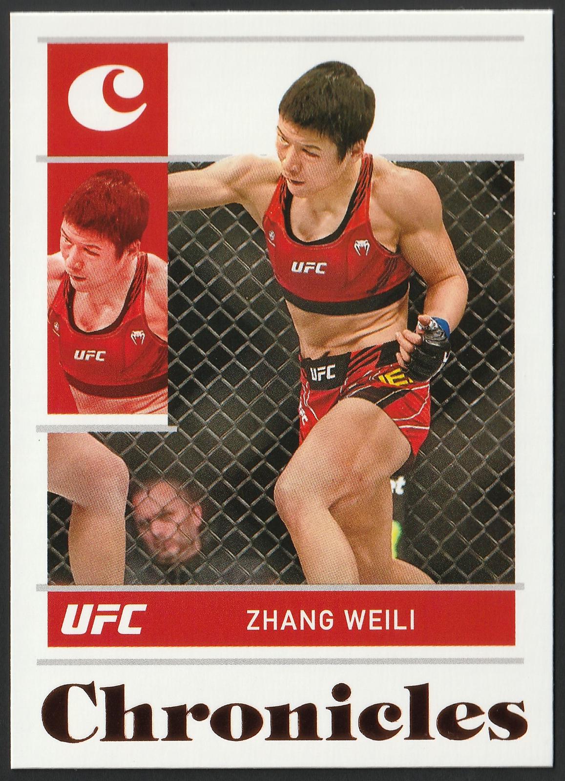 Zhang Weili 2022 Panini Chronicles UFC Base Chronicles #14 Bronze