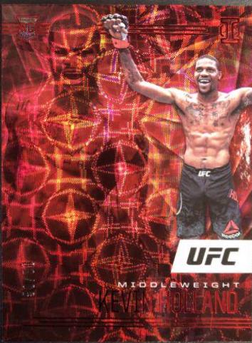 Kevin Holland 2021 Panini Chronicles UFC Base Illusions #172 Asia Red