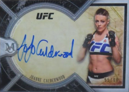 Joanne Wood 2018 Topps UFC Museum Collection Museum Autographs #MA-JC Gold