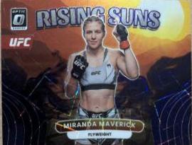 Miranda Maverick 2023 Panini Donruss Optic UFC Rising Suns #4 Purple Velocity