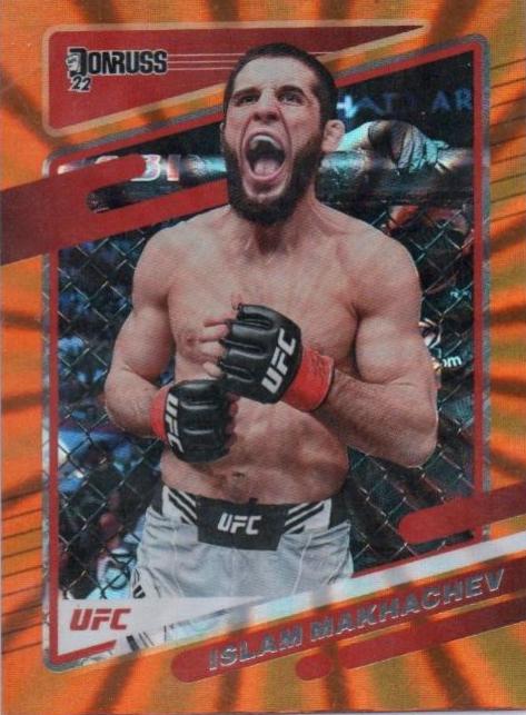 Islam Makhachev 2022 Panini Donruss UFC Base #1 Orange