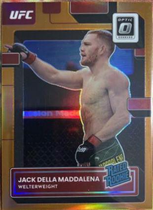 Jack Della Maddalena 2023 Panini Donruss Optic UFC Base #144 Orange