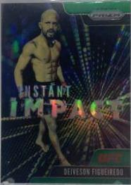 Deiveson Figueiredo 2021 Panini Prizm UFC Instant Impact #17 Green