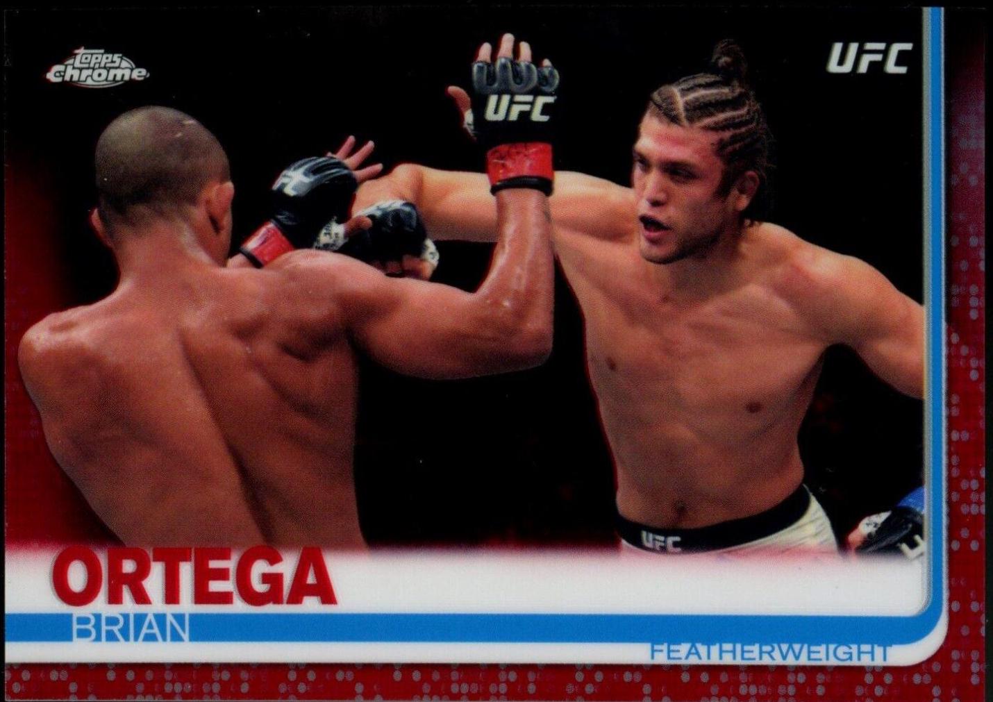Brian Ortega 2019 Topps Chrome UFC Base #59 Red