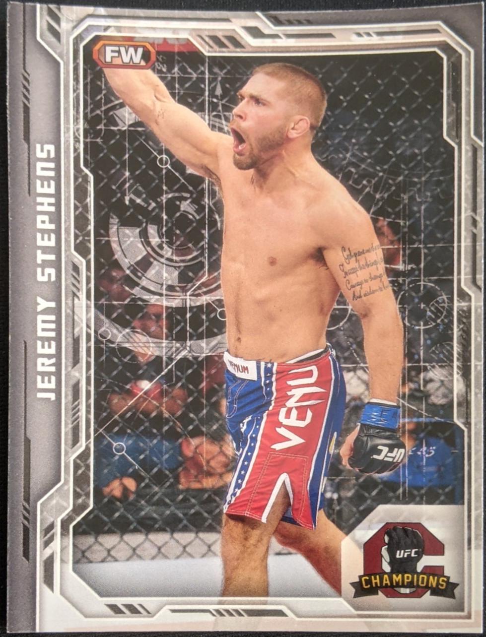 Jeremy Stephens 2014 Topps UFC Champions Base #198 Silver