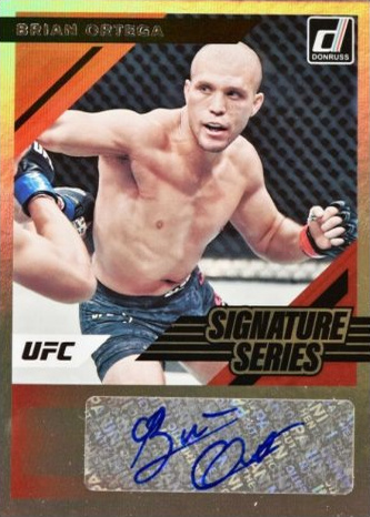 Brian Ortega 2022 Panini Donruss UFC Signature Series #36 Pink Laser