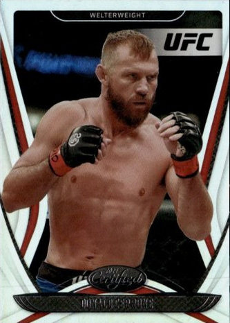 Donald Cerrone 2021 Panini Chronicles UFC Base Certified #133 Platinum