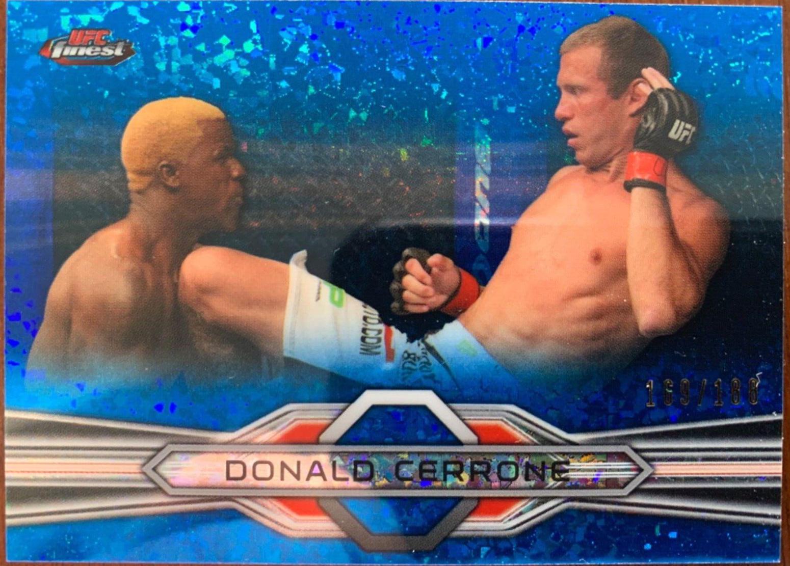 Donald Cerrone 2013 Topps Finest UFC Base #11 Blue