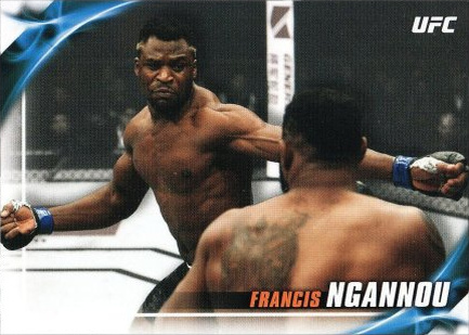 Francis Ngannou 2019 Topps UFC Knockout Base #17 Red