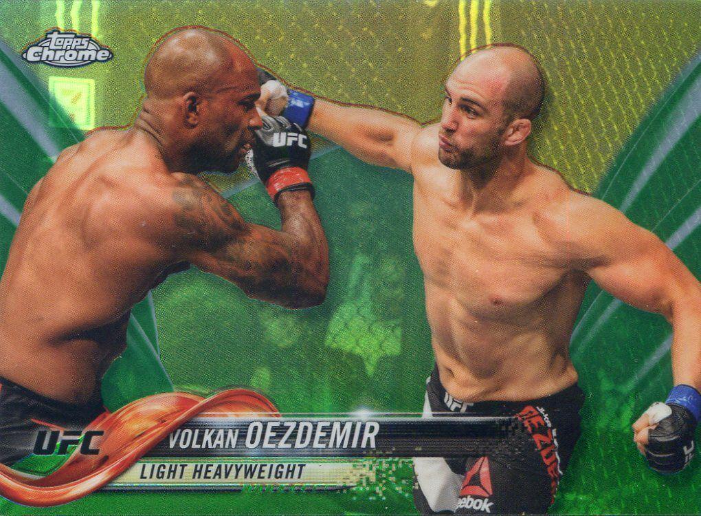 Volkan Oezdemir 2018 Topps Chrome UFC Base #21 Green
