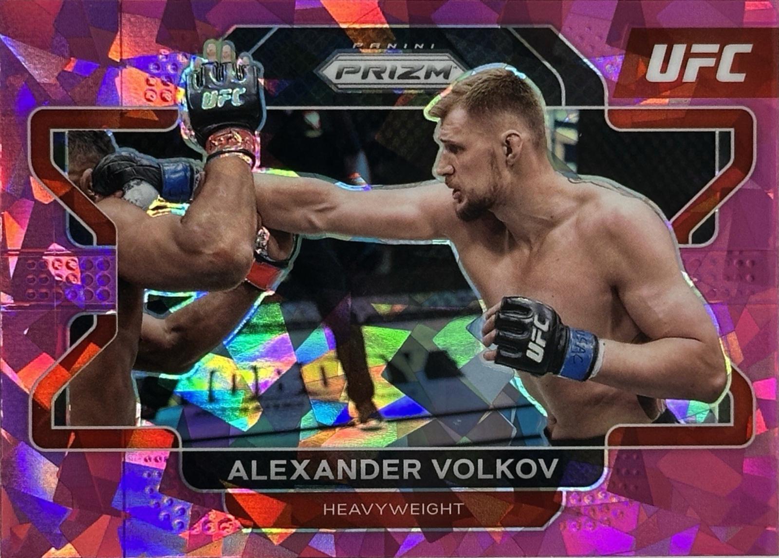Alexander Volkov 2022 Panini Prizm UFC Base #45 Pink Ice