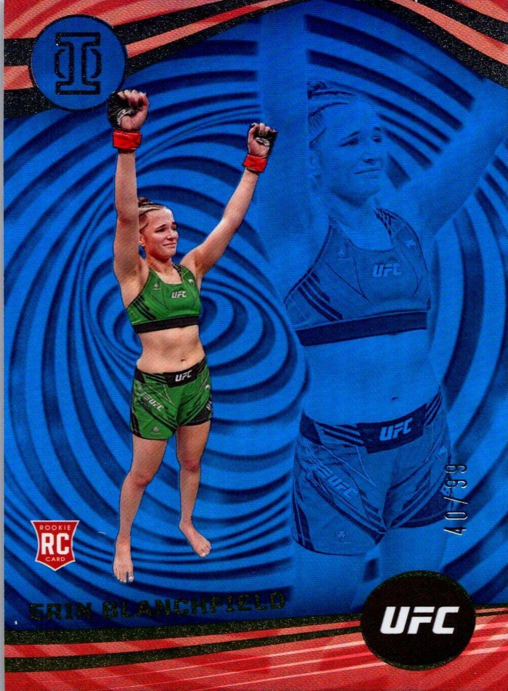 Erin Blanchfield 2023 Panini Chronicles UFC Base Illusions #264 Blue
