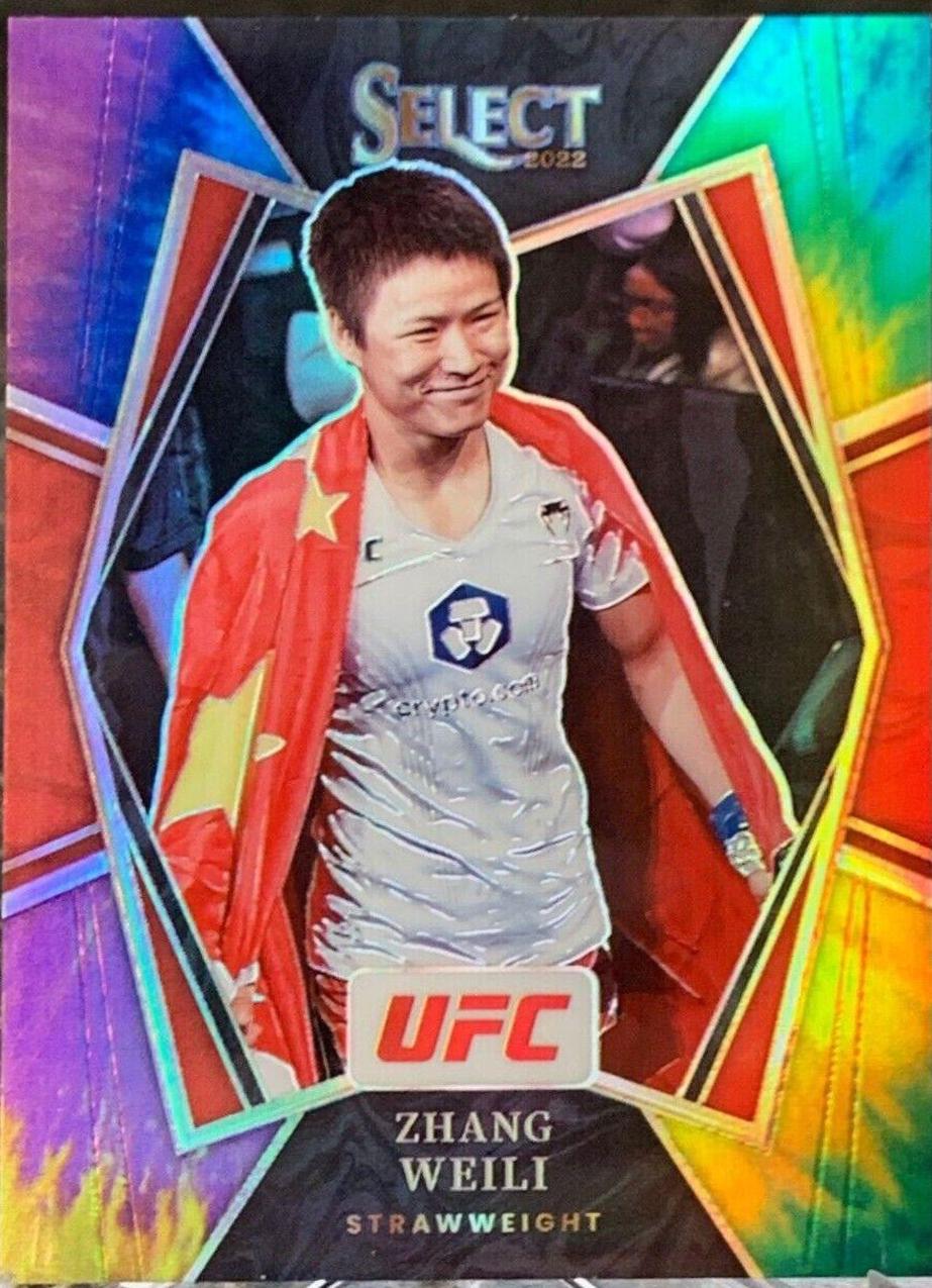 Zhang Weili 2022 Panini Select UFC Premier Level #105 Tie Dye