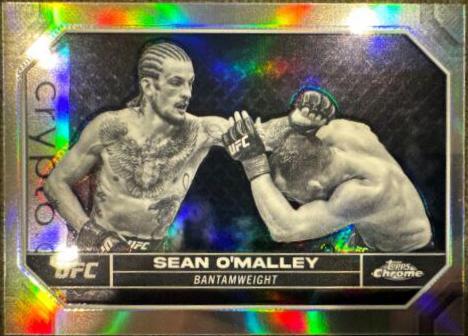 Sean O'Malley 2024 Topps Chrome UFC Base #173 Sepia Refractor