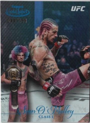 Sean O'Malley 2024 Topps Gold Label UFC Base Class I #47 Blue