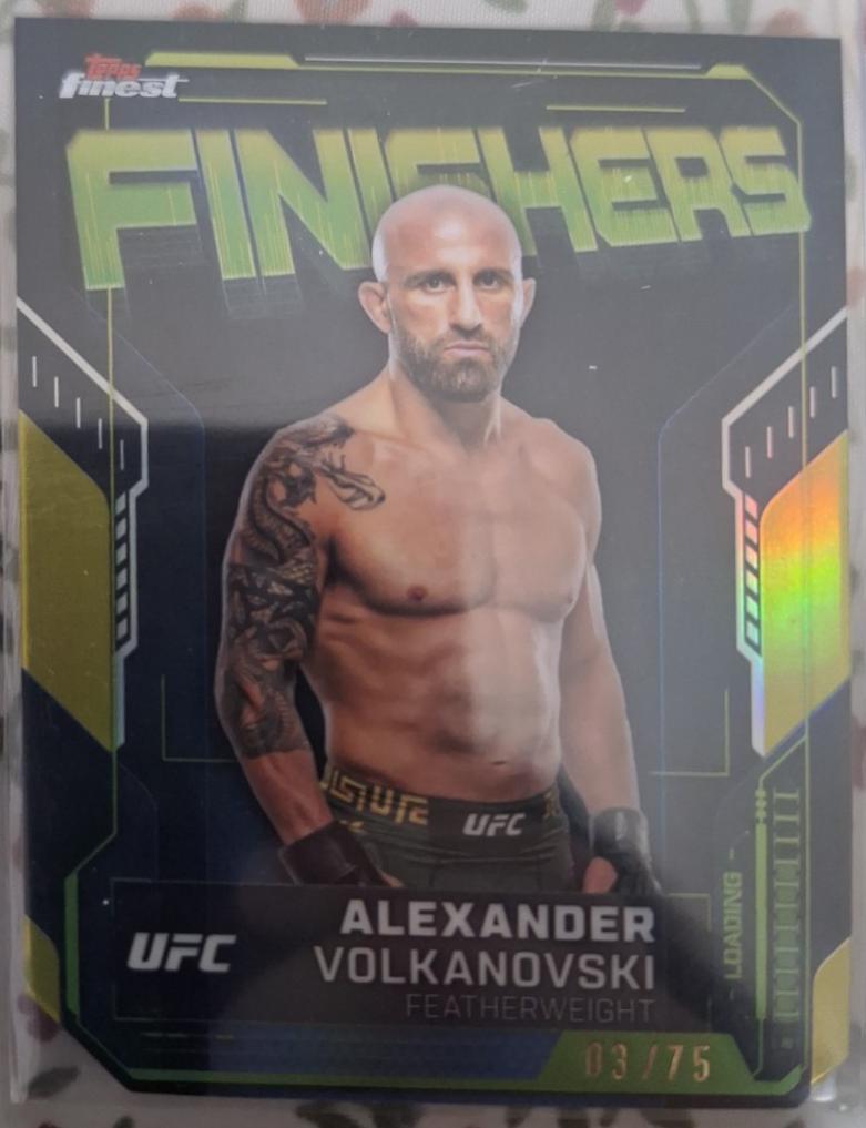 Shara Magomedov 2025 Topps Finest UFC Finishers #FN-11 Die-Cut Refractor