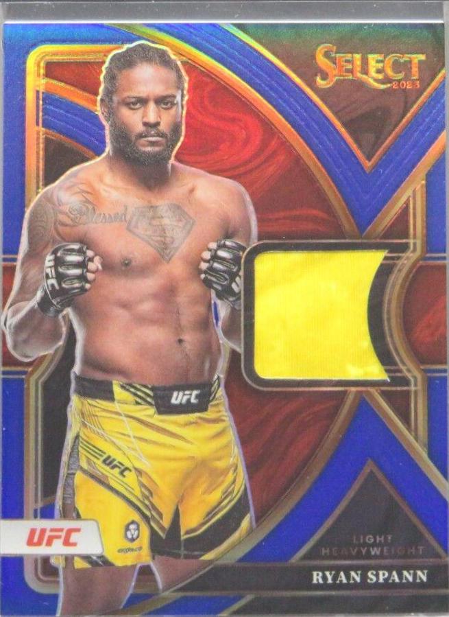 Ryan Spann 2023 Panini Select UFC Octagonside #207 Blue Disco