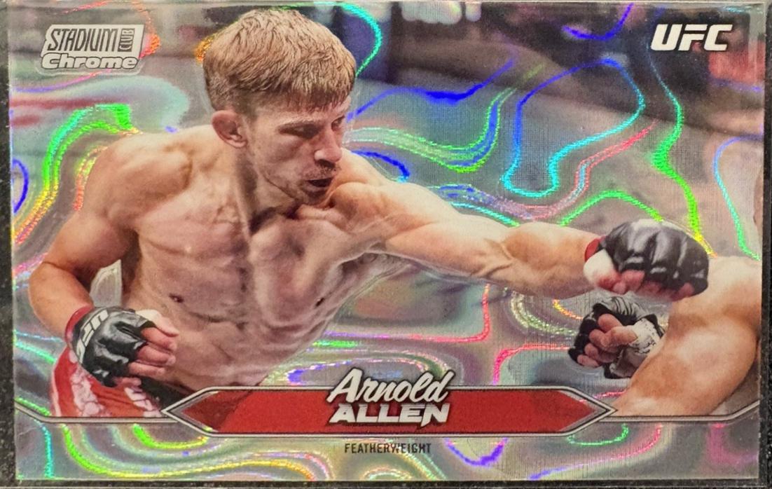 Arnold Allen 2025 Topps Stadium Club UFC Base Chrome #C-159 Lava