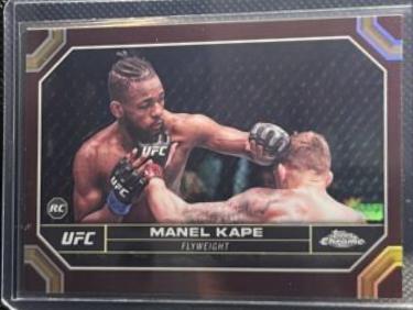 Manel Kape 2024 Topps Chrome UFC Base #119 Magenta Refractor
