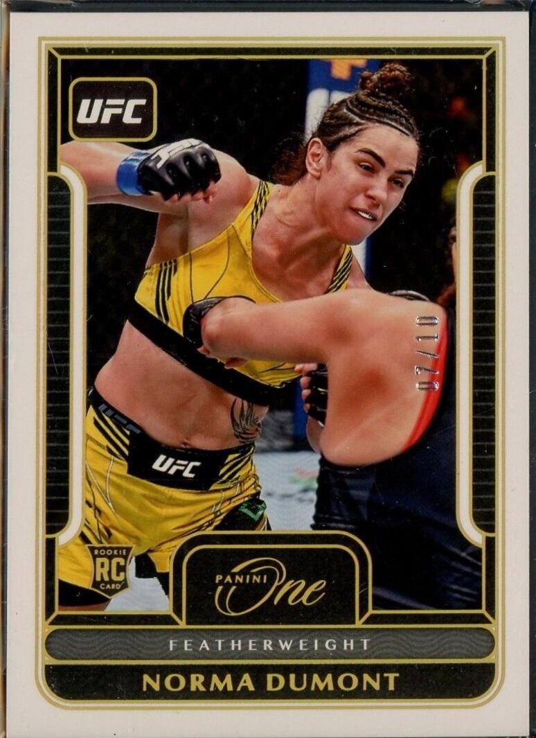 Norma Dumont 2023 Panini Chronicles UFC Base One #462 Gold