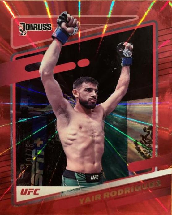 Yair Rodríguez 2022 Panini Donruss UFC Base #70 Red