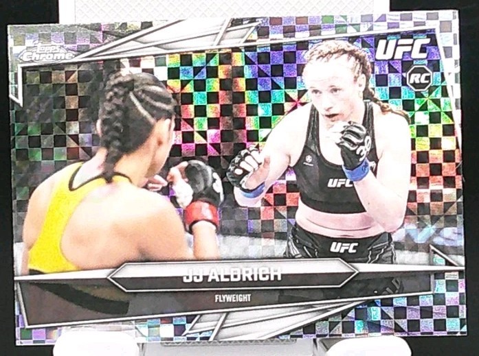 JJ Aldrich 2026 Topps Chrome UFC Base #29 X-fractor