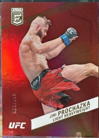 Jiri Prochazka 2023 Panini Chronicles UFC Base National Treasures #439 Red