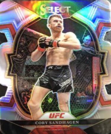 Cory Sandhagen 2023 Panini Select UFC Concourse #12 Silver Die Cut