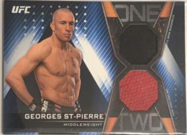 Georges St-Pierre 2019 Topps UFC Knockout Base #11 Blue
