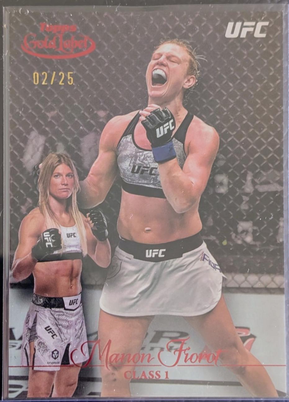 Manon Fiorot 2024 Topps Gold Label UFC Base Class I #85 Green