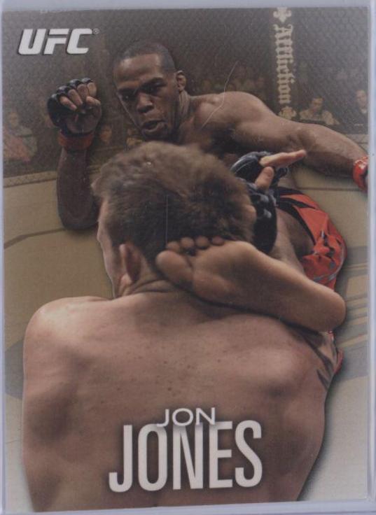 Jon Jones 2012 Topps UFC Knockout Base #43 Gold