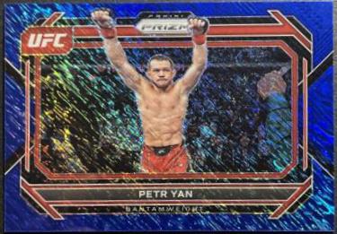 Petr Yan 2023 Panini Prizm UFC Base #89 Blue Shimmer