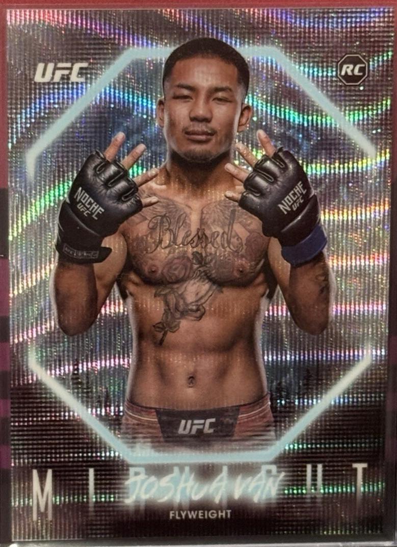 Joshua Van 2025 Topps Midnight UFC Base #52 Moon Beam