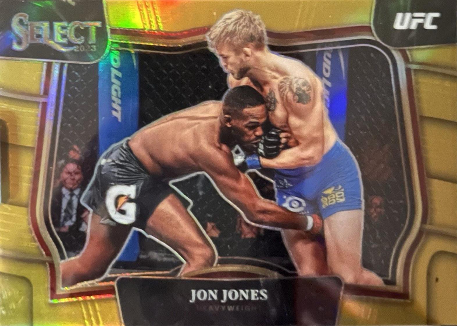 Jon Jones 2023 Panini Select UFC Octagonside #251 Gold