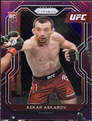 Askar Askarov 2021 Panini Prizm UFC Base #8 Purple