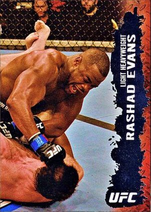 Rashad Evans 2009 Topps UFC Round 2 Base #44 Ruby