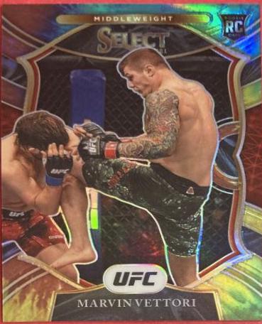 Marvin Vettori 2021 Panini Select UFC Concourse #87 Tie Dye