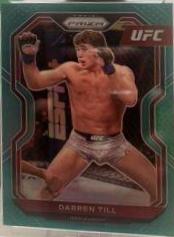 Darren Till 2021 Panini Prizm UFC Base #80 Teal