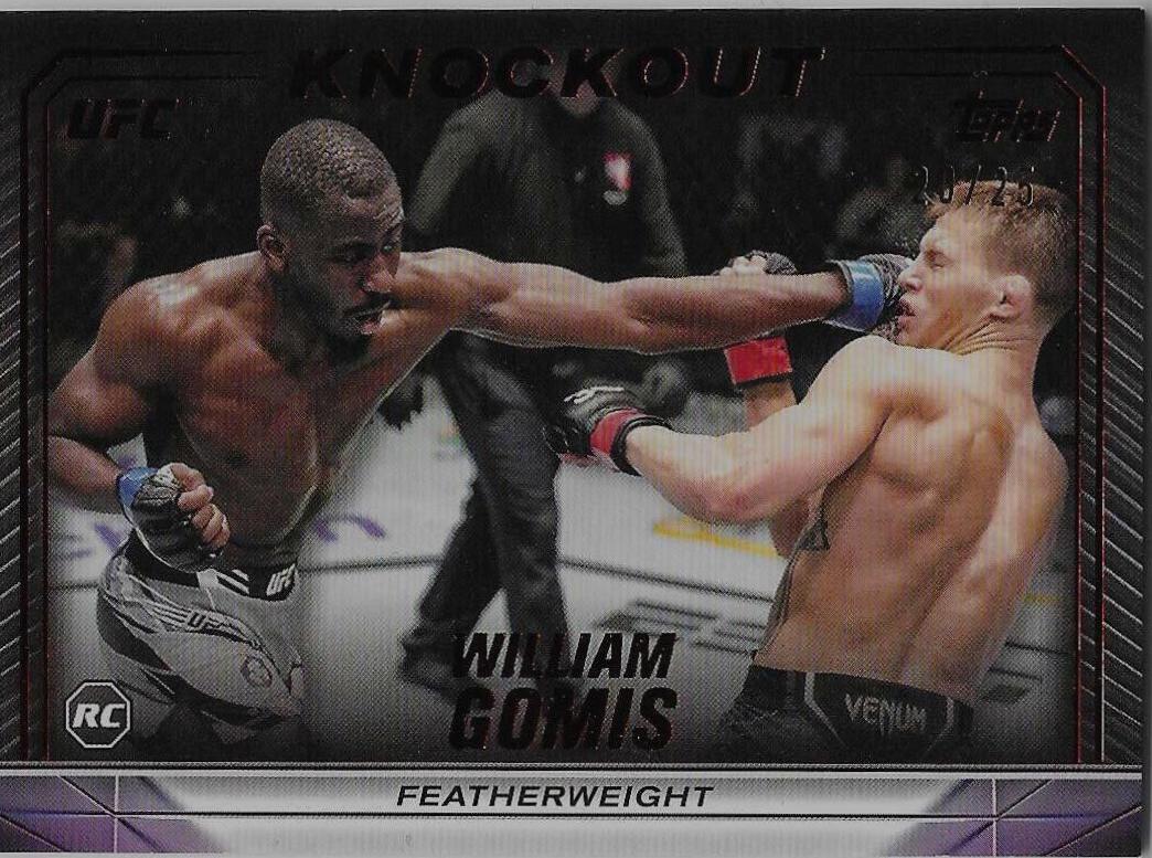 William Gomis 2024 Topps Knockout UFC Base #100 Red