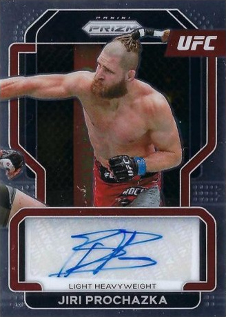Jiri Prochazka 2022 Panini Prizm UFC Signatures #52 Black